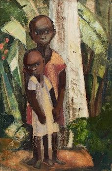 Artwork by Yvonne McKague Housser, Untitled (Two Figures)