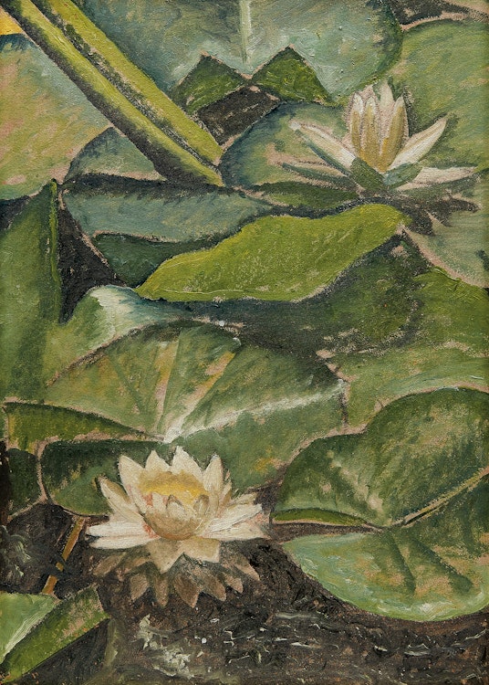Artwork by Paraskeva Plistik Clark, Lily Pads