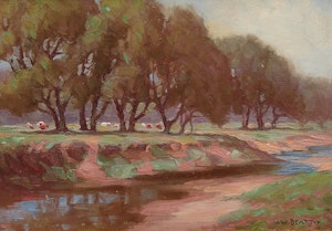 Artwork by John William Beatty, Don Valley Pasture