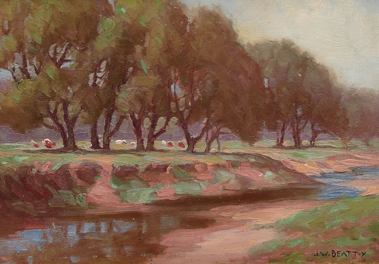 Artwork by John William Beatty,  Don Valley Pasture