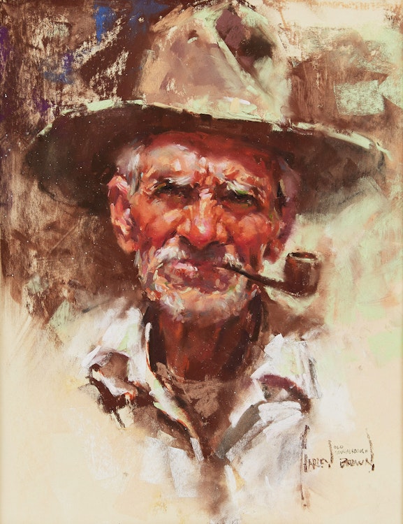 Artwork by Harley Brown, Old Sourdough