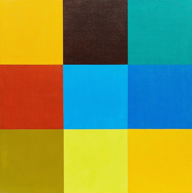 Artwork by Steve Rockwell , Richard Heller vs. Steve Rockwell, Los Angeles, July 23, 1999 (Color Match Series)