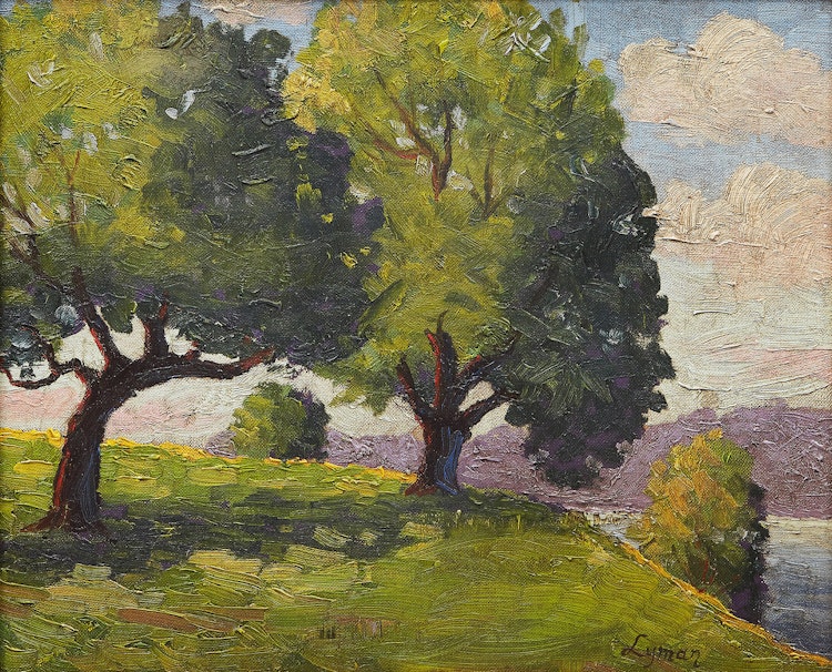 Artwork by (Attibuted to) John Goodwin Lyman,  Landscape