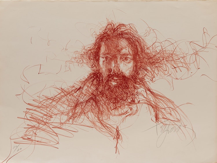 Artwork by Telford Fenton, Two Portraits