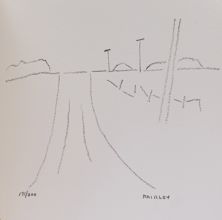 Artwork by Paul Duval, Barker Fairley Limited Edition Book, includes two lithographs