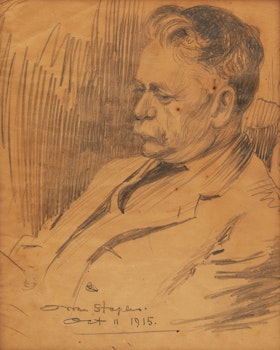 Artwork by Owen Staples, Portrait of a Gentleman