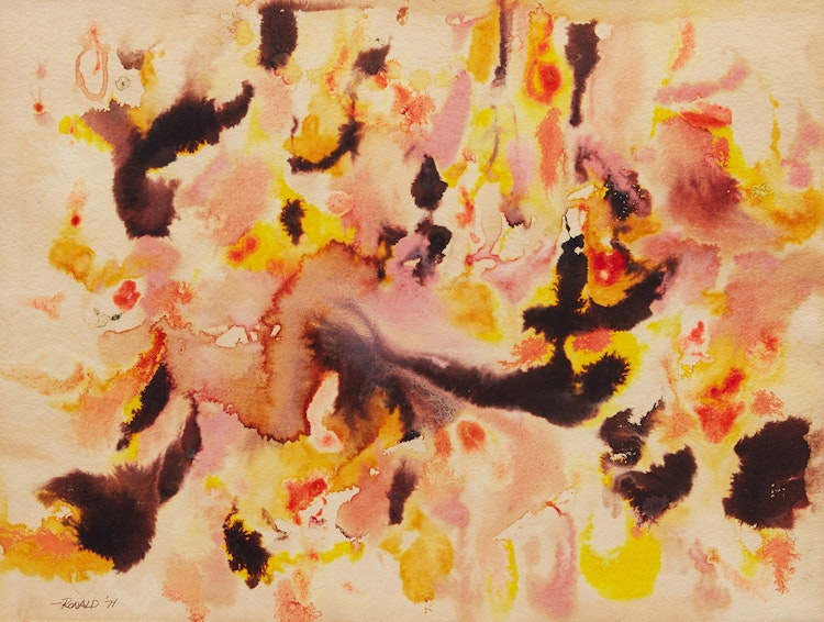 Artwork by William Ronald, Untitled Abstract