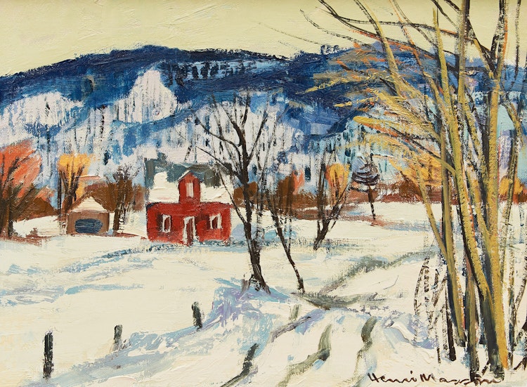 Artwork by Henri Leopold Masson, Lucerne, Quebec
