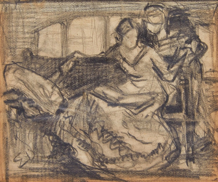 Artwork by Edmond Dyonnet, The Suitor