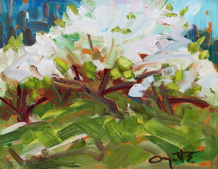 Artwork by Leo Ayotte, Pommiers, St. Hilaire