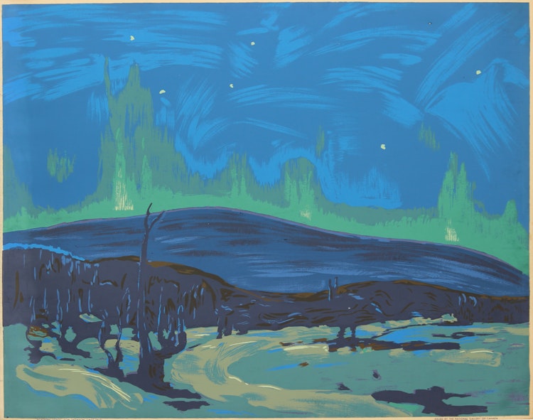 Artwork by Tom Thomson,  Northern Lights