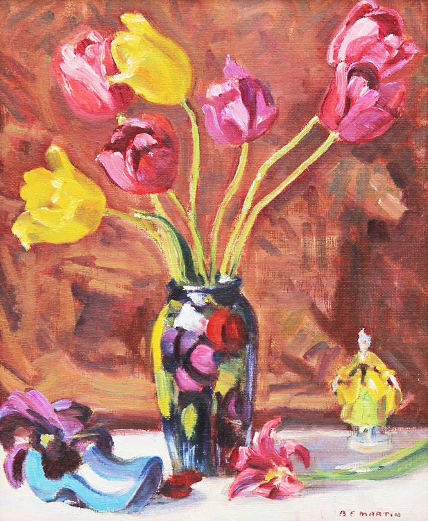 Artwork by Bernice Fenwick Martin, Tulips