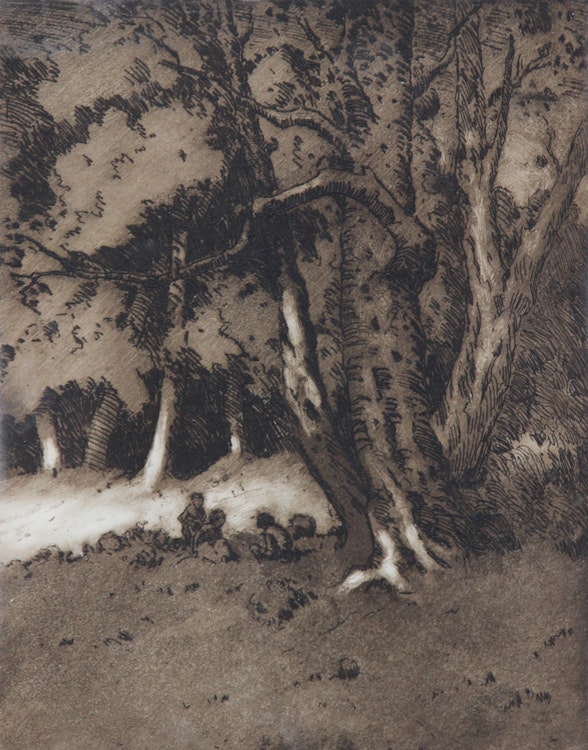 Artwork by Carl Henry von Ahrens,  The Picnickers / In the Woods