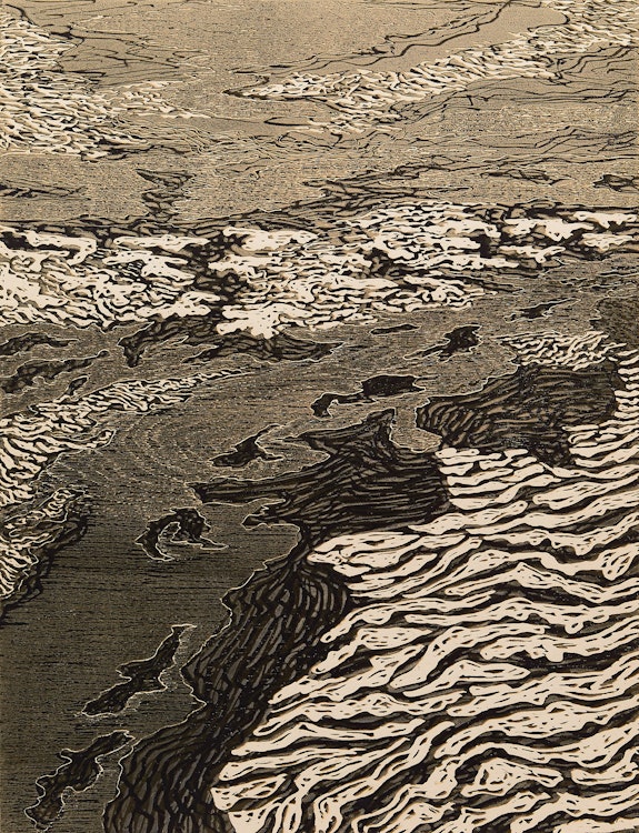 Artwork by René Derouin, Tourbière I Mai