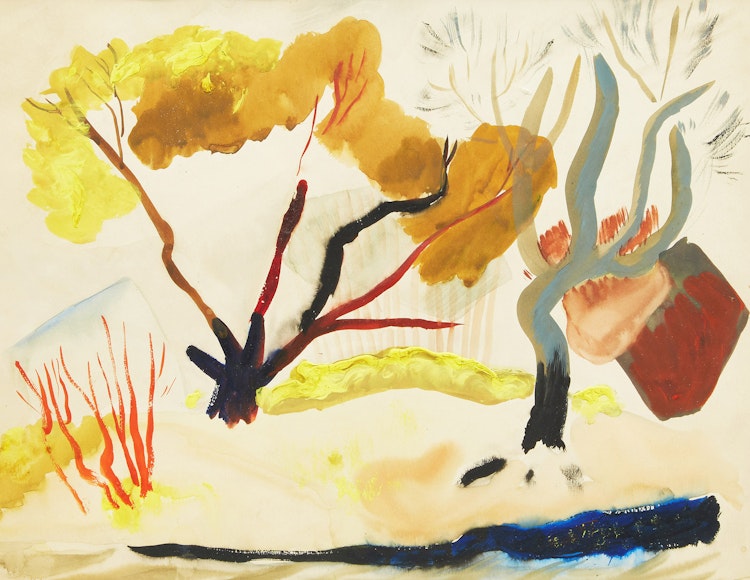 Artwork by Paul Duval, Along the Don, 1939