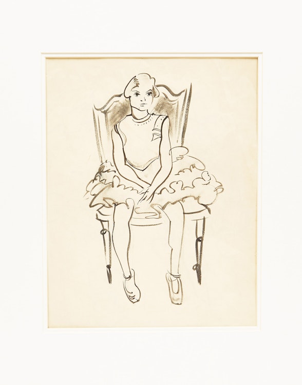 Artwork by Paul Duval, Young Ballerina, 1937