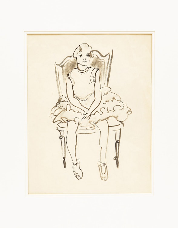 Artwork by Paul Duval,  Young Ballerina, 1937