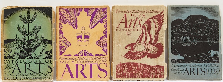 Artwork by Books and Reference, Four Canadian National Exhibition Catalogues
