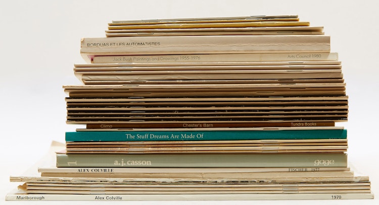 Artwork by  Books and Reference,  Forty Miscellaneous Artist Exhibition Catalogues