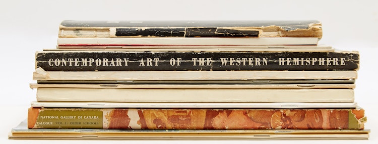 Artwork by  Books and Reference,  Sixteen Canadian, Contemporary and Indigenous Reference Books 