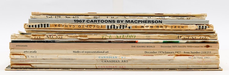 Artwork by  Books and Reference,  Sixteen Miscellaneous Canadian Art Magazines