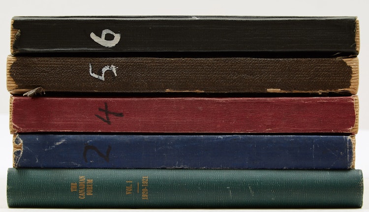 Artwork by  Books and Reference,  Five Canadian Forum Journals