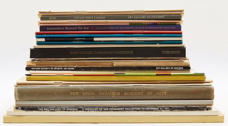 Artwork by Books and Reference, Twenty-Nine Miscellaneous Canadian Art Reference Books and Catalogues