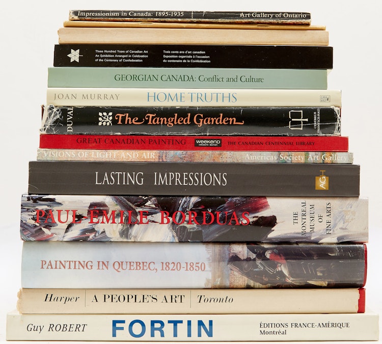 Artwork by Books and Reference, Selection of Fourteen Canadian Art Reference Books