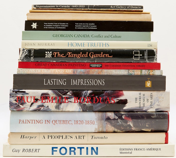 Artwork by  Books and Reference,  Selection of Fourteen Canadian Art Reference Books