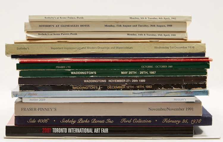 Artwork by Books and Reference, Two Hundred and Seven Assorted Auction Catalogues