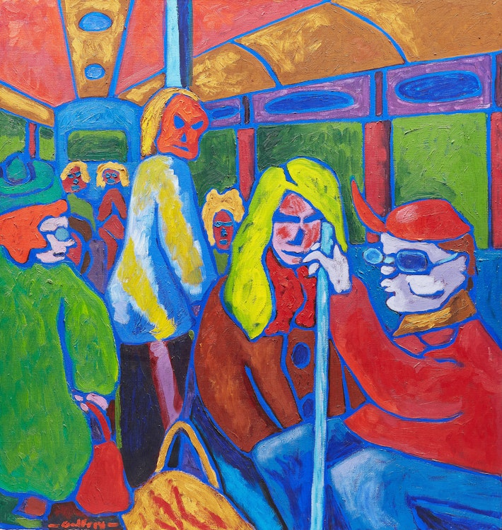 Artwork by John Godfrey,  Streetcar 