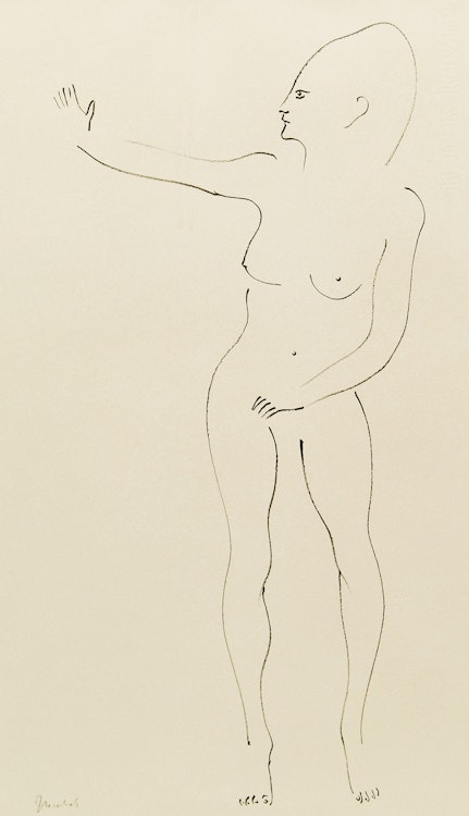 Artwork by Jack Nichols, Nude Study