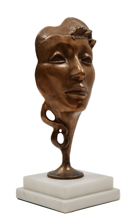 Artwork by Pat Miele, Mask