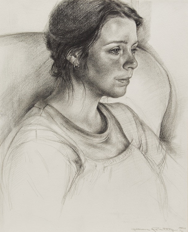 Artwork by Glenn Priestly ,  Portrait of a Girl