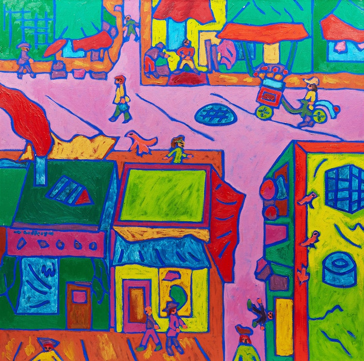 Artwork by John Godfrey, Kensington Market