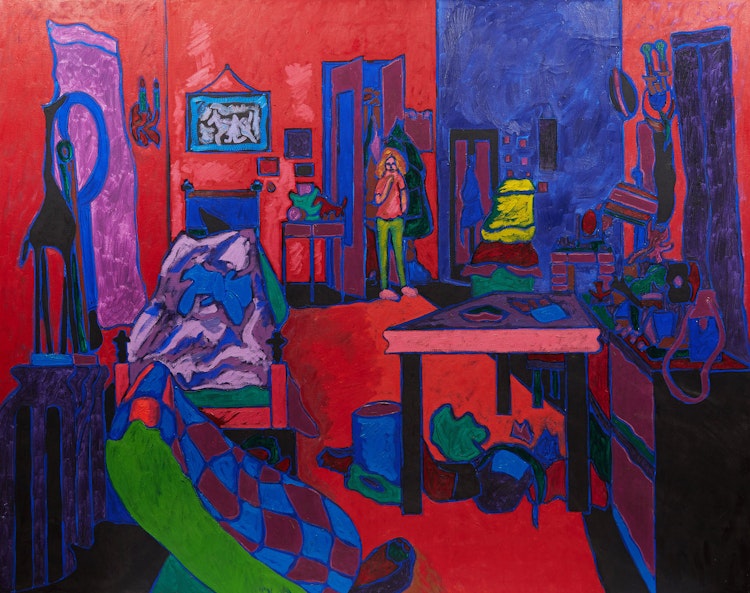 Artwork by John Godfrey, Aileen’s Room, Nov. 1973