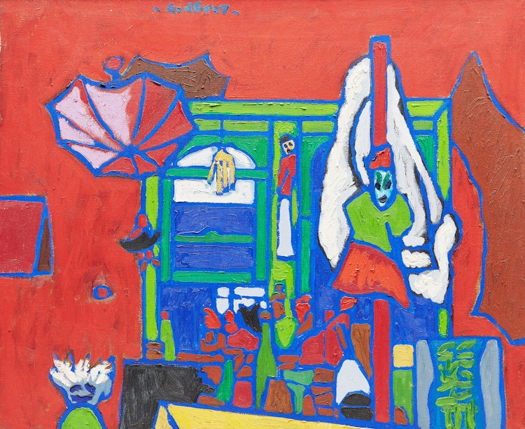 Artwork by John Godfrey, John’s Studio, Queen Street