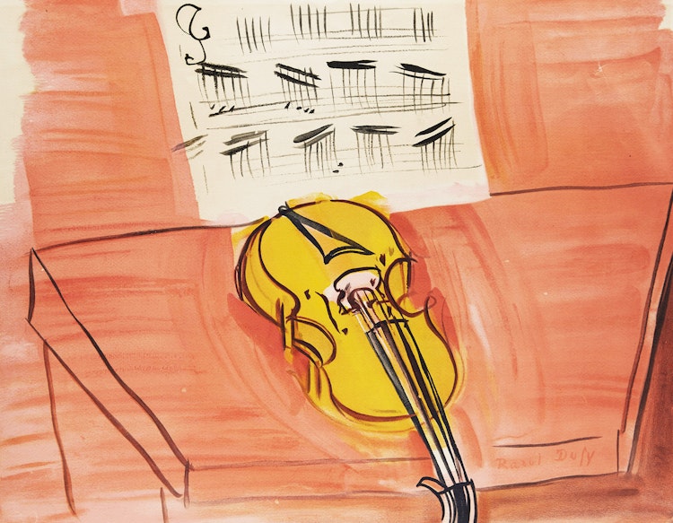 Artwork by Raoul Dufy, Music