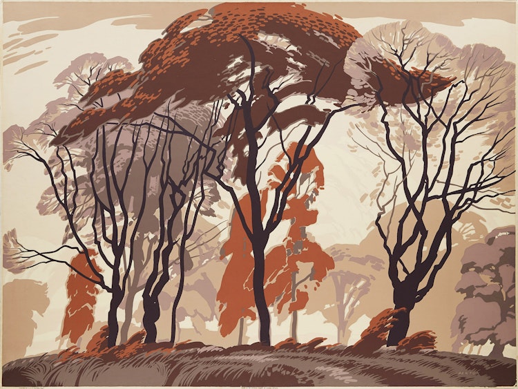 Artwork by Lawrence Arthur Colley Panton, Windswept