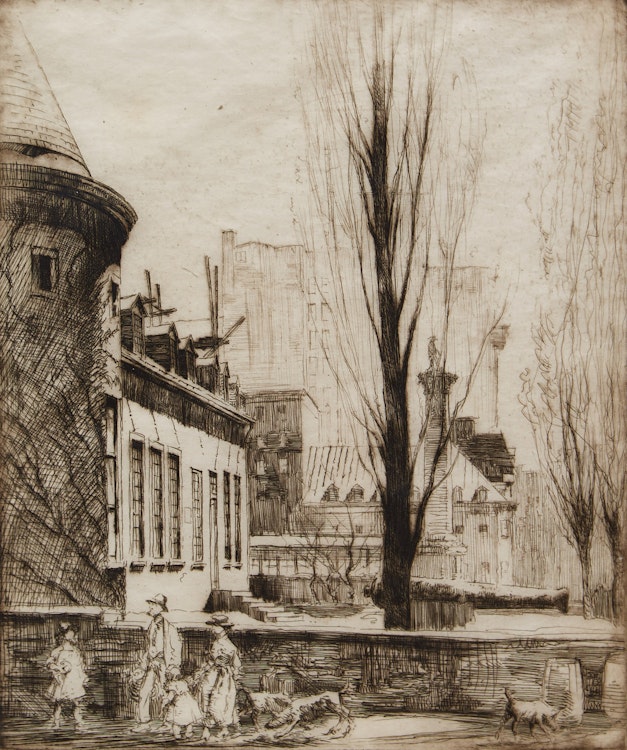 Artwork by Herbert Raine, Chateau de Ramezay, Montreal, P.Q.