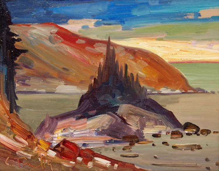 Artwork by Louis Tremblay, By the Shore