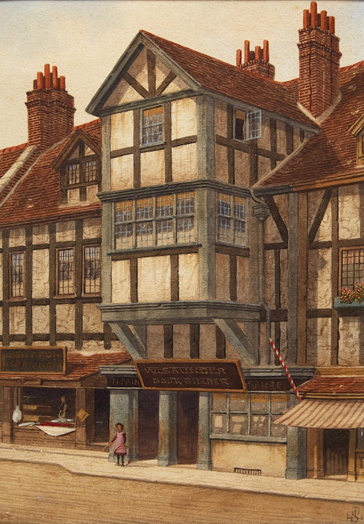 Artwork by James Lawson Stewart , In the Village