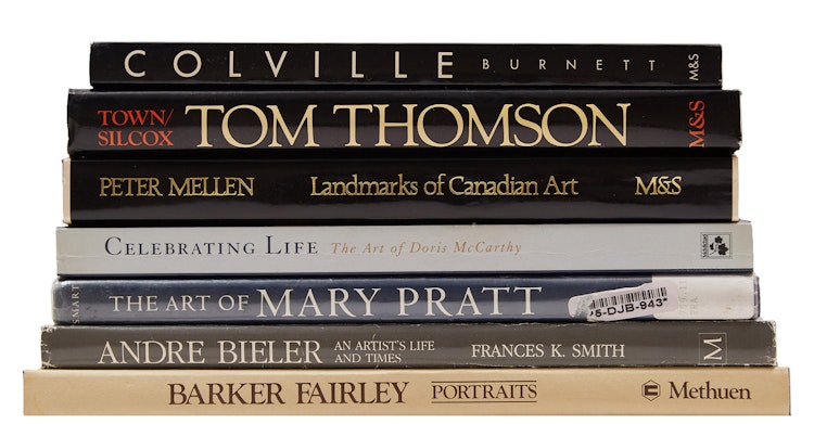 Artwork by Books and Reference, A Selection of Seven Books on Canadian Art
