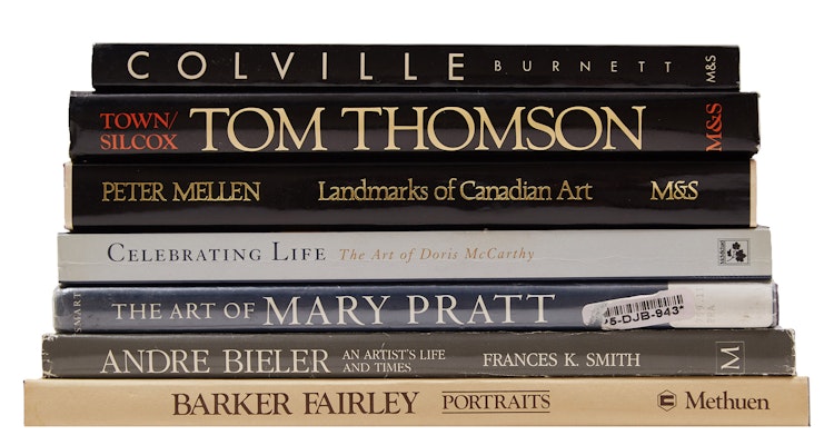 Artwork by  Books and Reference,  A Selection of Seven Books on Canadian Art