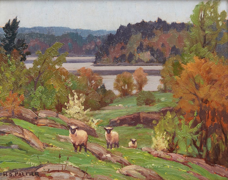 Artwork by Herbert Sidney Palmer, Spring Landscape