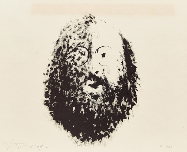 Artwork by Harold Barling Town,  Alan Ginsberg