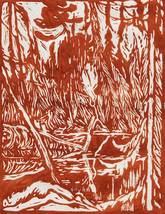 Artwork by James Edward Hervey MacDonald,  Beaver Pond, Algoma