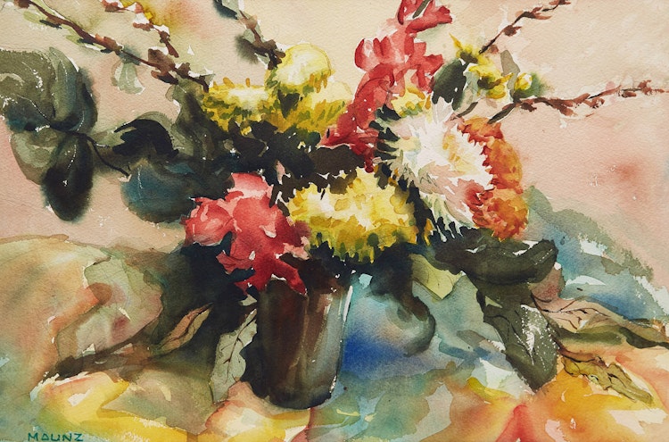 Artwork by  Maunz,  Floral Still Life