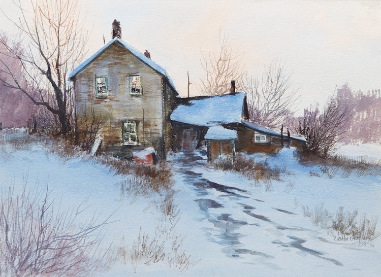 Artwork by John Joy, Farmhouse