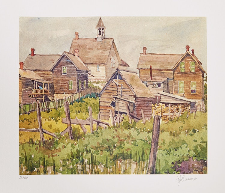 Artwork by  Books and Reference,  A.J. Casson: Watercolours